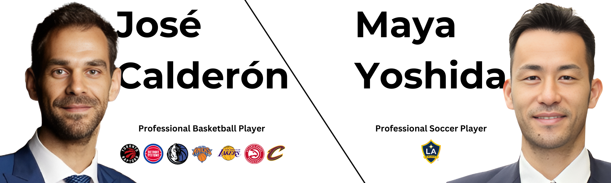 Jose Calderon & Maya Yoshida